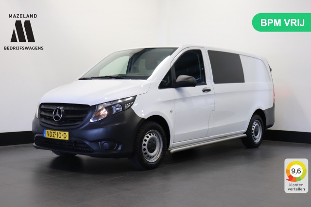 Mercedes-Benz Vito 111 CDI Lang Dubbele Cabine EURO 6 - Airco - Navi - Cruise - € 21.950,- Excl.