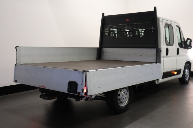 Peugeot Boxer 2.2 BlueHDi L3 Openlaad Dubbel Cabine EURO 6 - Airco - Navi - Cruise - € 15.950,- Excl.