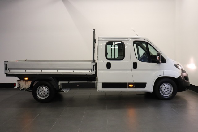 Peugeot Boxer 2.2 BlueHDi L3 Openlaad Dubbel Cabine EURO 6 - Airco - Navi - Cruise - € 15.950,- Excl.