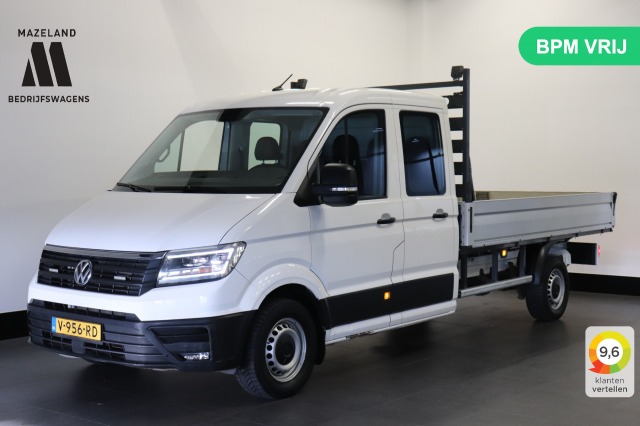 Volkswagen Crafter 2.0 TDI 177PK L4 DC Openlaadbak EURO 6 - Airco - Cruise - Camera - €23.900,- Excl.