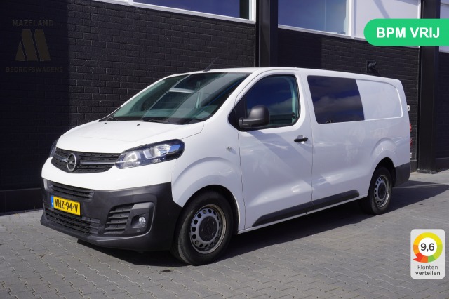 Opel Vivaro 2.0 CDTI L3 Automaat Dubbele Cabine EURO 6 - Airco - Cruise - Camera - € 18.950,- Excl.
