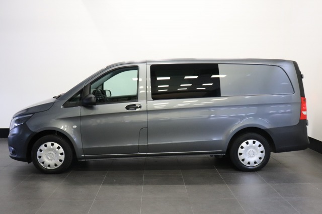 Mercedes-Benz Vito 114 CDI Lang Dubbele Cabine Automaat EURO 6 - AC/Climate - Navi - Cruise - € 28.900,- Excl.