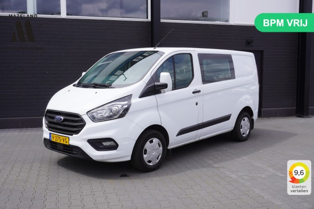 Ford Transit Custom 2.0 TDCI Dubbele Cabine EURO 6 - Airco - Cruise - PDC - € 13.900,- Excl.