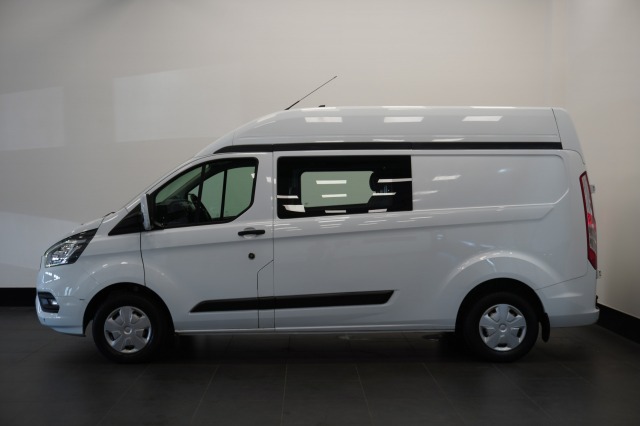 Ford Transit Custom 2.0 TDCI L2H2 Dubbele Cabine EURO 6 - Airco - Cruise - PDC - €18.900,- Excl.