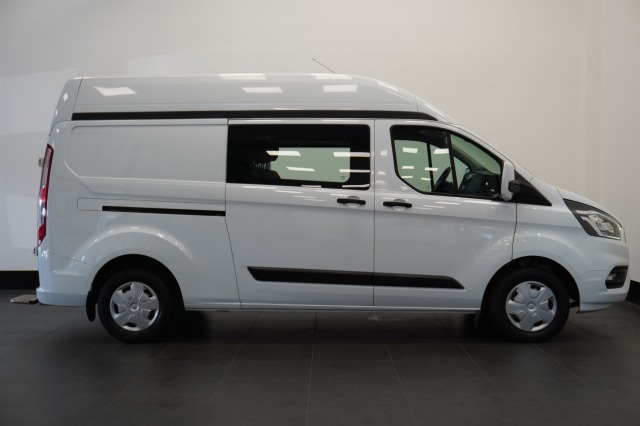Ford Transit Custom 2.0 TDCI L2H2 Dubbele Cabine EURO 6 - Airco - Cruise - PDC - €18.900,- Excl.
