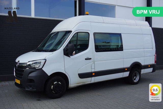 Renault Master 2.3 dCi 145PK L3H3 Dubbellucht Dubbelcabine EURO 6 - Airco - Navi - Cruise - €17.950,- Excl.
