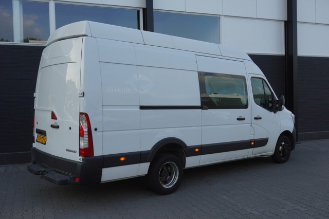 Renault Master 2.3 dCi 145PK L3H3 Dubbellucht Dubbelcabine EURO 6 - Airco - Navi - Cruise - €17.950,- Excl.