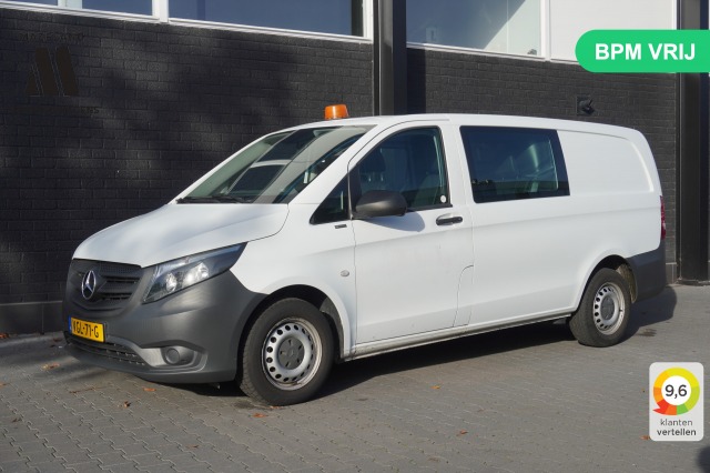 Mercedes-Benz Vito 110 CDI Lang Dubbel Cabine EURO 6 - Airco - PDC - NAP - €22.950,- Excl.